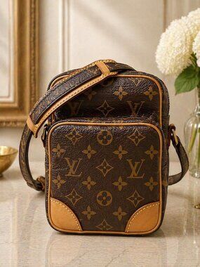 Authentic Louis Vuitton Amazon Brown Monogram Crossbody 147-112025-3981171